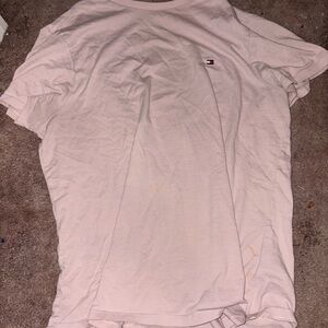 Tommy Hilfiger Women's Light Pink Short Sleeve Tee